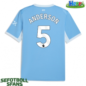 Manchester City Elliot Anderson #5 Hemmatröja 2026-27 Kortärmad